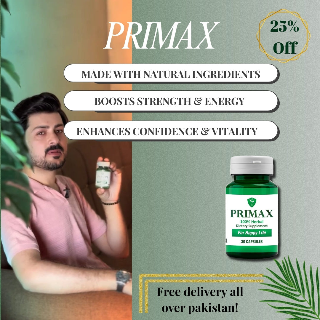 Primax: The Herbal Powerhouse for Male Stamina in Pakistan